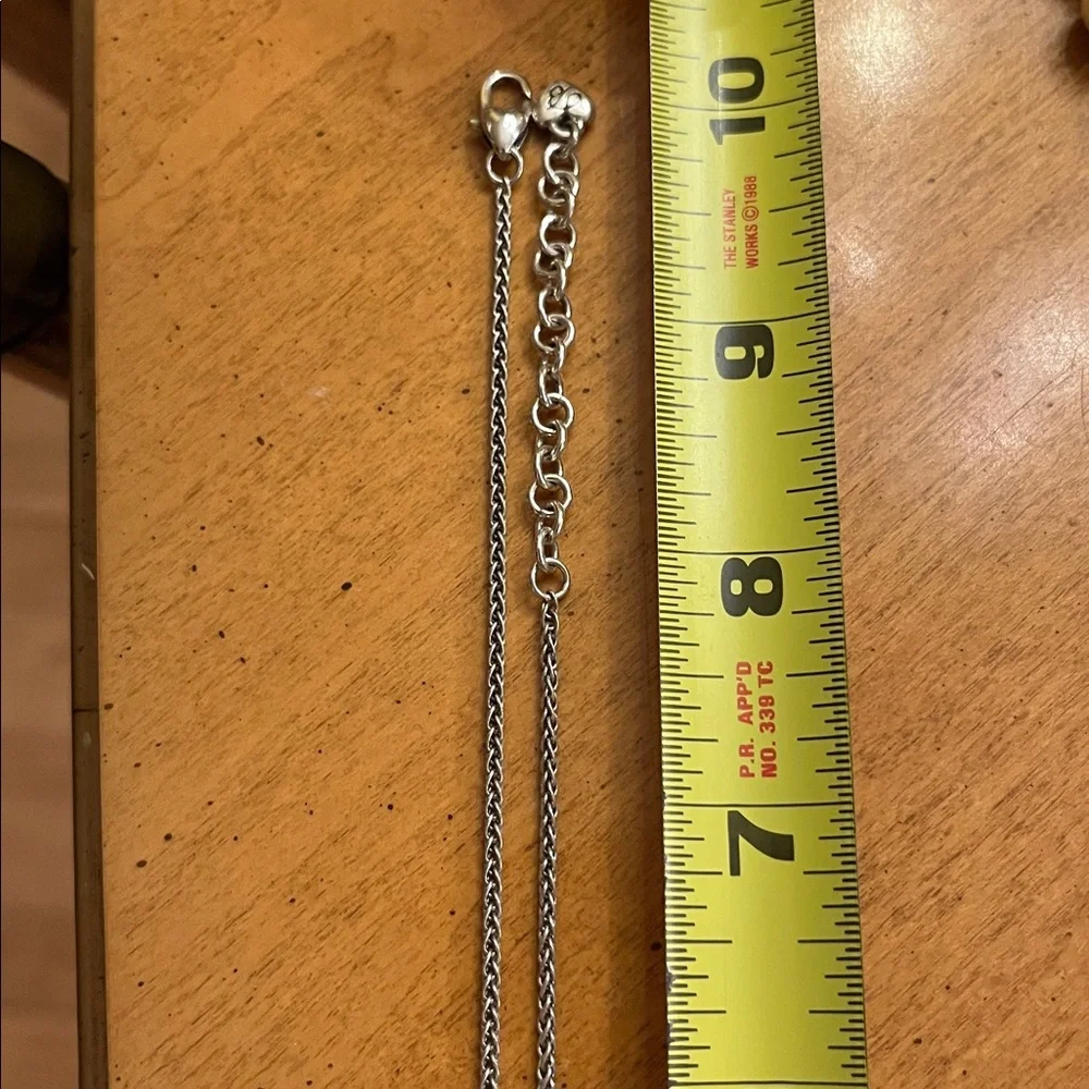 Retired Brighton interlock knot reversible design necklace adjustable - Picture 8 of 11